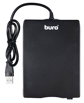 Внешний привод FDD 3.5" Buro BUM-USB FDD USB2.0 Black