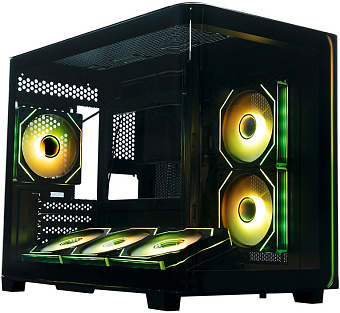 Корпус XASTRA QR600M 6ARGB ATX чёрный