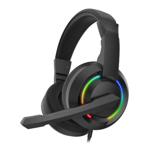 Наушники проводные Oklick HS-L315G (мониторные закрытые, 20-20 000 Гц, 104дБ, 1.8м, проводные USB/3,