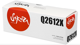 Картридж лазерный Sakura  SAQ2612X (Q2612X) для HP, черный