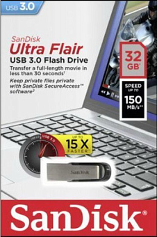 Флешка .32Gb SanDisk Ultra Flair USB 3.0