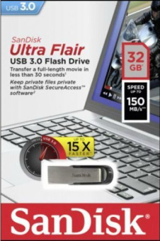 Флешка .32Gb SanDisk Ultra Flair USB 3.0
