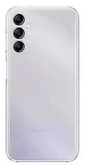 Чехол для смартфона Samsung Galaxy A17 - силиконовый прозрачный