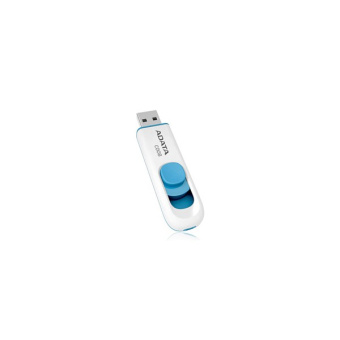 Флешка .64Gb ADATA [C008] белый-синий USB