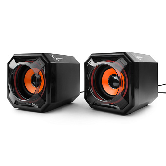 Акустическая система Gembird SPK-405 (2*2.5W, штекер 3.5мм, питание от USB, 1.5м) black