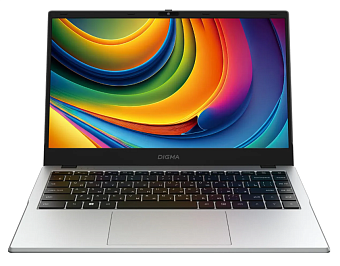 Ноутбук Digma EVE C4801 N100/8G/256 SSD/Intel HD/14"FHD/Win11Pro/Silver