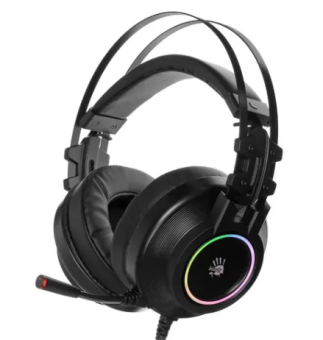 Наушники проводные A4Tech Bloody G528C (микрофон, 20 - 20 000 Гц, 105дБ, 2м) черный