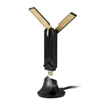 Сетевая карта USB3.0 ASUS USB-AX56 (AX1800, 802.11ax, до 1800Mbps, 2 внешние антенны)