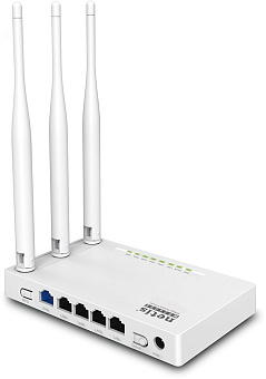 Wi-Fi роутер NETIS WF2409E N300, 2.4 ГГц, 100 Мбит/с, белый