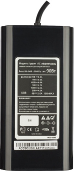 Блок питания для ноутбука Ippon D90U универсальный (15-19.5V, 90W, 8 сменных разъемов питания)