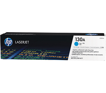 Картридж лазерный HP 130A (CF351A) для HP Pro M176/M177, 1000 стр. голубой