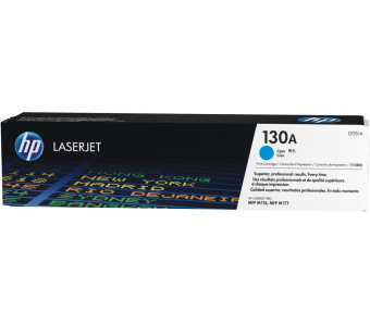 Картридж лазерный HP 130A (CF351A) для HP Pro M176/M177, 1000 стр. голубой