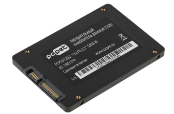 Накопитель SSD SATA .512Gb PC Pet PCPS512G2 (3D, 500/450 Мбайт/сек)