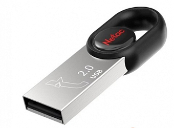 Флешка 16Gb Netac UM2 USB2.0 миниатюрная пластиковая, черный