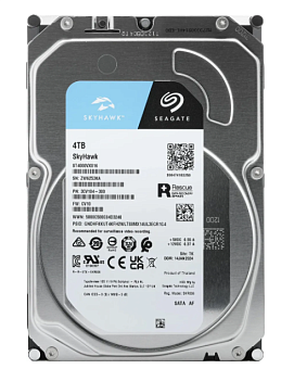 Жесткий диск SATA .4Tb Seagate Skyhawk 5400rpm 256Mb SATA-3 (ST4000VX016)