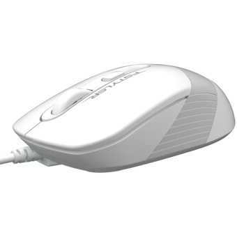 Мышь проводная A4Tech Fstyler FM10 1600dpi белый/серый