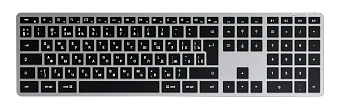 Клавиатура беспроводная Satechi Slim X3 Bluetooth Keyboard темно-серый