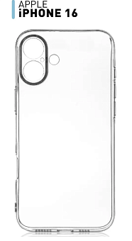 Чехол для смартфона Apple iPhone 16 6.1" - Gurdini Ultra Twin прозрачный с защитой камеры