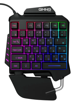Клавиатура проводная Oklick GMNG 703GK 35-Keys Rainbow Led Black