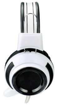 Наушники проводные Oklick HS-G300 ARMAGEDDON (мониторные закрытые, 20-20 000 Гц, 56дБ, 2м) white-black