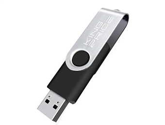 Флешка .16Gb KingPrice KPFD2A016ABK USB2.0 черный