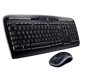 Комплект беспроводной (клавиатура+мышь) Logitech MK330 Wireless Combo USB черный