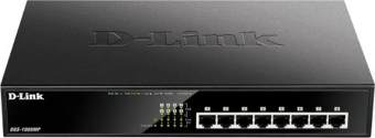 Коммутатор 8 port D-Link DGS-1008MP/B1A 1000 Мбит/сек 8*PoE