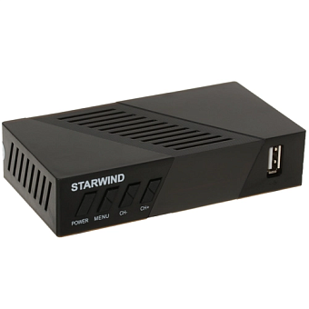 Тюнер TV Starwind CT-140 DVB-T2, черный