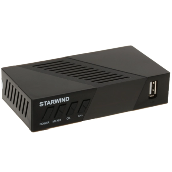 Тюнер TV Starwind CT-140 DVB-T2, черный