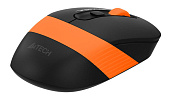Мышь беспроводная A4Tech Fstyler FG10S 2000dpi бесшумная черный/оранжевый