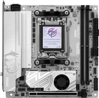 Материнская плата Socket AM5 MSI MPG B850I EDGE TI WIFI (B850) 2*DDR5 HDMI mini-ITX