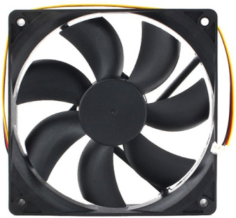 Вентилятор для корпуса 140mm Gembird D14025HM-3 (3 pin, 140x140х25мм, гидродинамический, провод 40см)