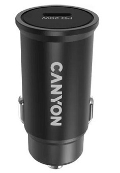 Автомобильное зарядное устройство Canyon CNS-CCA20B USB Black
