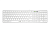 Клавиатура проводная Genius SlimStar 126 белый