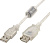 Кабель USB2.0 Am < - > Af удлинительный  2.0м, Cablexpert, экран, феррит.кольцо, прозрачный