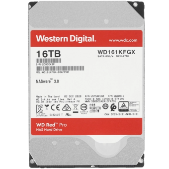 Жесткий диск SATA 16Tb WD Red Pro 7200rpm 512Mb SATA-3