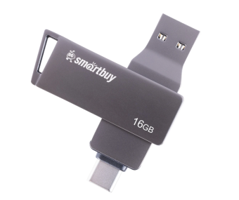 Флешка 16Gb SmartBuy MC45 Phantom Metal Dual