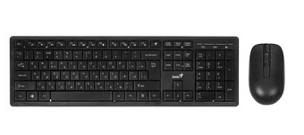 Комплект беспроводной (клавиатура+мышь) Genius Smart KM-8230 Wireless Black