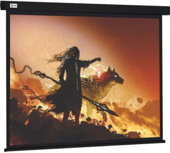 Экран для проектора Cactus 149.4x265.7см Wallscreen CS-PSW-149X265-BK 16:9 настенно-потолочный рулонный черный