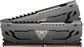 Модуль памяти DDR4 16Gb PC4-25600 3200MHz Patriot Viper 4 Steel (Kit of 2)