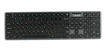 Клавиатура беспроводная Gembird KBW-8460 Bluetooth Silent Grey
