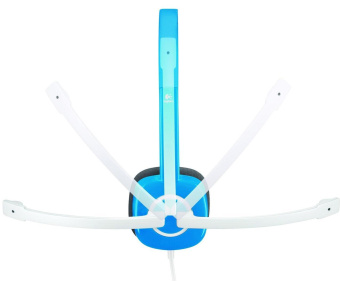 Наушники проводные Logitech H150 Stereo Headset jack 3.5мм 1.7м Blue
