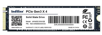 Накопитель SSD M.2 1Tb Indilinx 4XN80S (PCI-E 3.0 x4, 2300/1600 Мбайт/сек)
