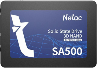 Накопитель SSD SATA .480Gb Netac SA500 (TLC, 520/450 Мбайт/сек, 240 TBW)