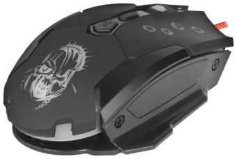 Мышь проводная Defender GM-170L Killer (3200dpi переключаемая подсветка коврик в комплекте ) USB Black