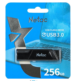 Флешка 256Gb Netac U336 USB3.0 пластик, черный