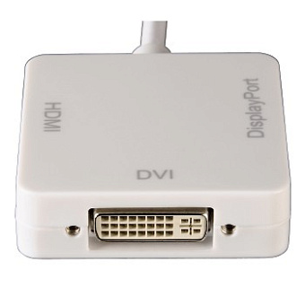 Кабель-переходник miniDP (m) < - > DVI/DP/HDMI (f), Hama 3 в 1