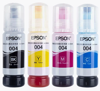 Картридж струйный EPSON 004 для Epson СОВМЕСТИМЫЙ (набор из  4-х цветов)
