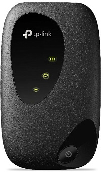 Wi-Fi роутер TP-Link M7200 N300, 2.4 ГГц, 2000 мАч, Micro USB, SIM-слот, черный