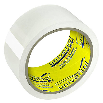 Скотч упаковочный 50мм x 45м, 40мкр, прозрачный   824754